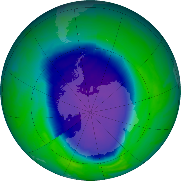 Ozone Map 1997-10-30